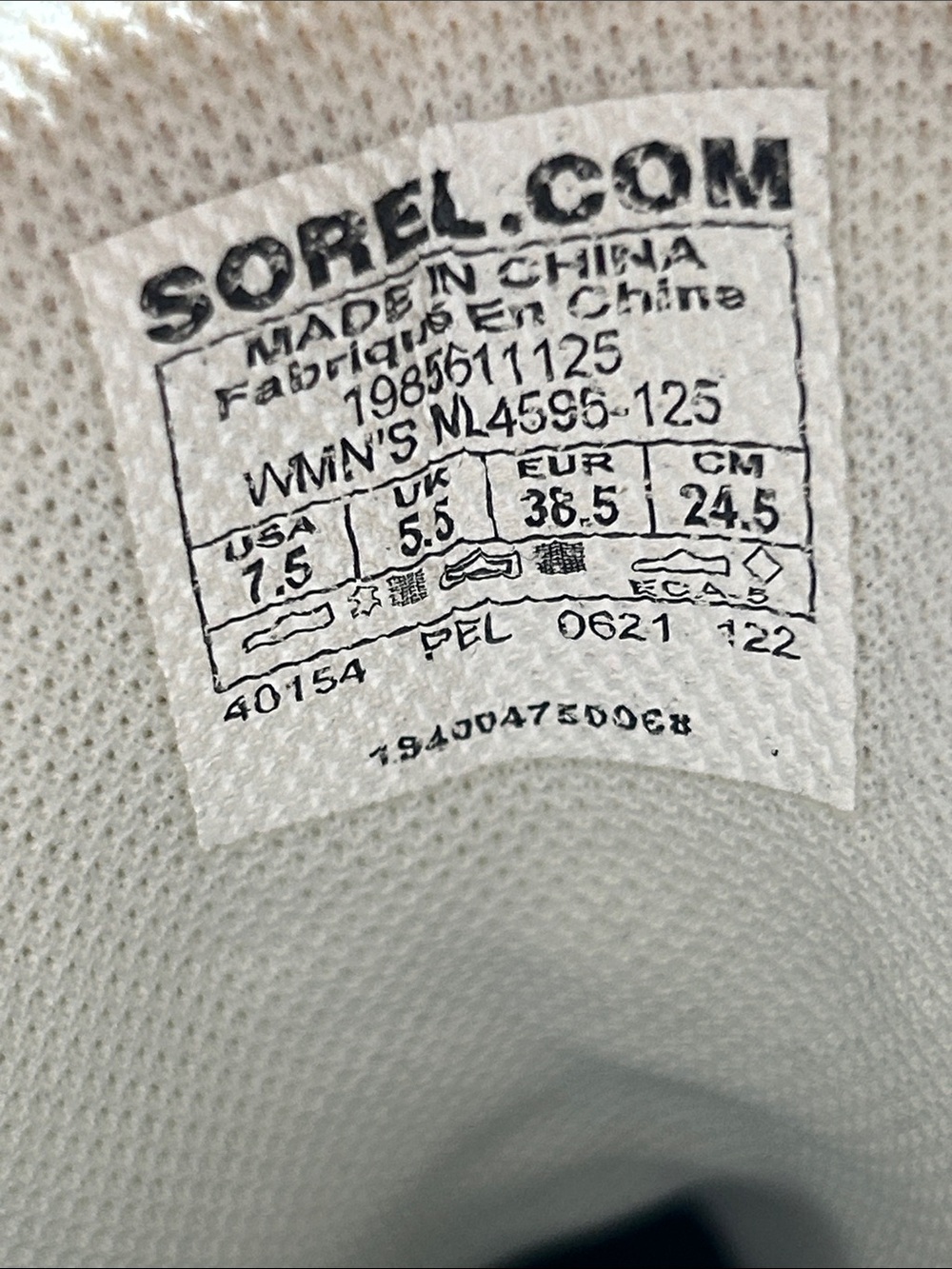 Sorel Out ‘n About Leather Wedge Bootie Sneakers Cream Color - Picture 9 of 9